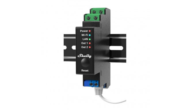 Shelly Pro 2PM electrical relay Black 2