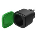 Deltaco SH-OP01 smart plug 3120 W Black, Green