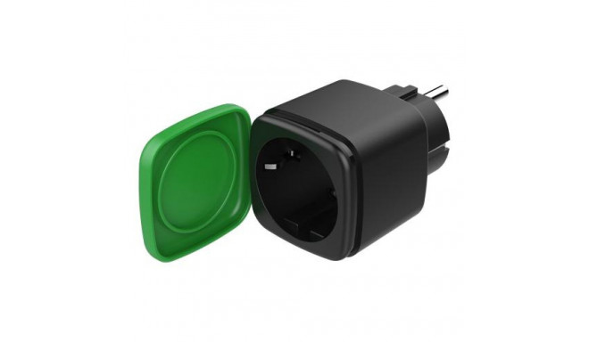 Deltaco SH-OP01 smart plug 3120 W Black, Green