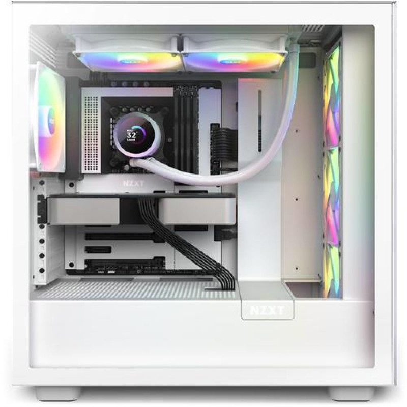 NZXT Kraken 280 RGB Processor All-in-one liquid cooler 14 cm White 