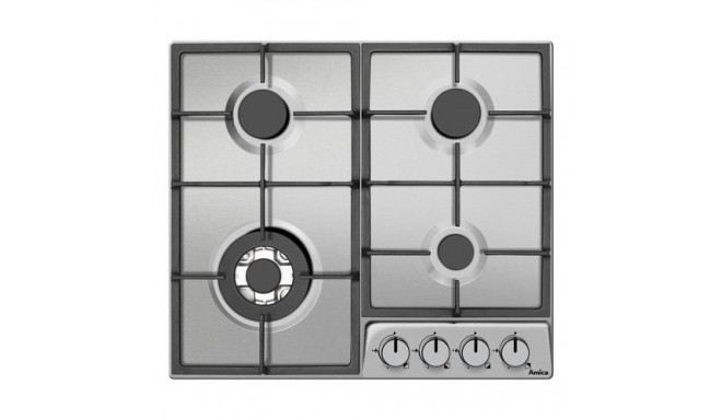 Amica PGD6101APR hob Stainless steel Built-in 59 cm Gas 4 zone(s)