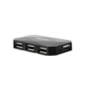 NATEC NHU-0647 interface hub USB 2.0 480 Mbit/s Black