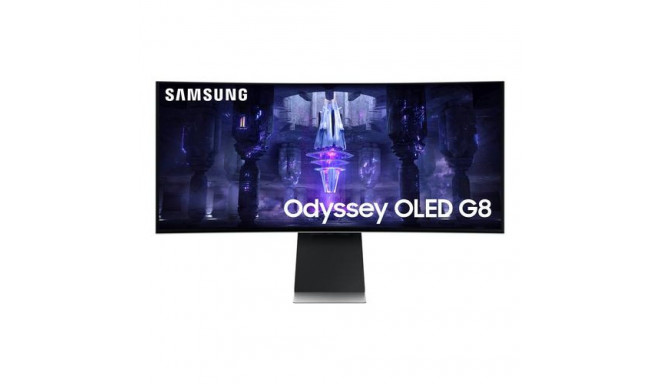 Samsung G85SB computer monitor 86.4 cm (34&quot;) 3440 x 1440 pixels UltraWide Quad HD OLED Silv