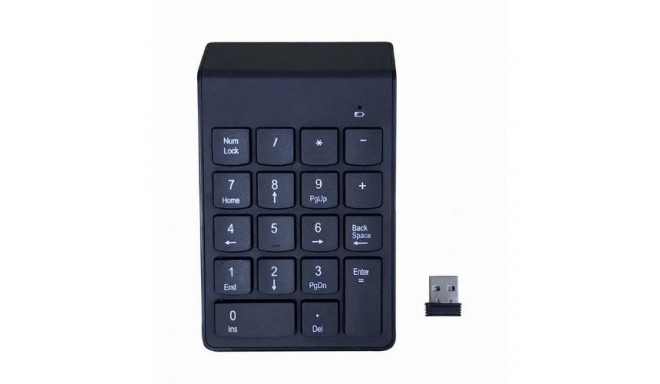 Gembird KPD-W-02 numeric keypad Notebook/PC Bluetooth Black