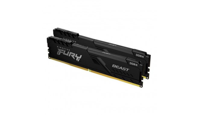 Kingston Technology FURY Beast 16GB 3600MT/s DDR4 CL17 DIMM (Kit of 2) Black