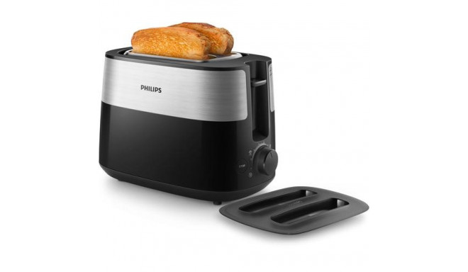 Philips Daily Collection HD2517/90 toaster 8 2 slice(s) 830 W Black, Silver