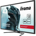 iiyama G-MASTER G4380UHSU-B1 computer monitor 108 cm (42.5&quot;) 3840 x 2160 pixels 4K Ultra HD