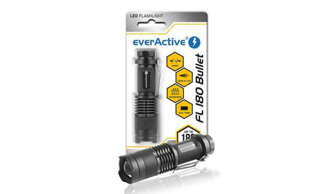 Everactive FL180 flashlight Black Hand flashlight LED