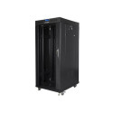 Lanberg FF01-6827-12BL rack cabinet 27U Freestanding rack Black