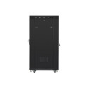 Lanberg FF01-6827-12BL rack cabinet 27U Freestanding rack Black