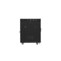 Lanberg FF01-6815-12BL rack cabinet 15U Freestanding rack Black