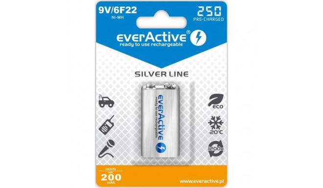 Everactive EVHRL22-250 household battery Rechargeable battery 9V Nickel-Metal Hydride (NiMH)