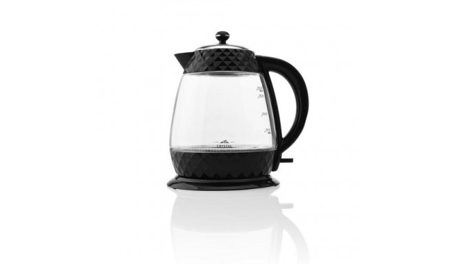 Eta Crystal electric kettle 1.7 L 2200 W Black, Transparent