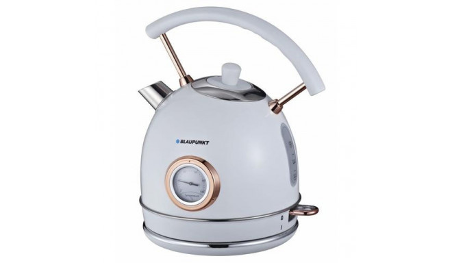 Blaupunkt EKS802WH electric kettle 1.8 L 3000 W Gold, White