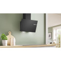 Bosch Serie 2 DWK65DK60 cooker hood Wall-mounted Black 430 m³/h A