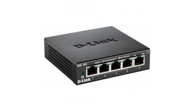 D-Link DES-105 Unmanaged L2 Black