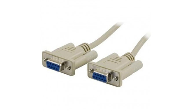 Deltaco DEL-25A serial cable Beige 3 m