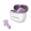 Canyon TWS-5 Headset Wireless In-ear Calls/Music/Sport/Everyday USB Type-C Bluetooth Violet