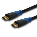 Savio CL-49 HDMI cable 5 m HDMI Type A (Standard) Black, Blue