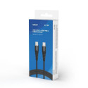 Savio CL-160 USB cable USB 2.0 2 m USB C Black