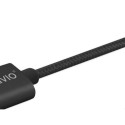 Savio CL-128 USB cable USB 2.0 1 m USB A USB C/Micro-USB A Black