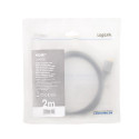 LogiLink CHA0101 HDMI cable 2 m HDMI Type A (Standard) Black, Grey