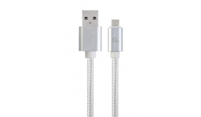 Gembird CCB-MUSB2B-AMBM-6-S USB cable 1.8 m USB 2.0 Micro-USB B USB A White