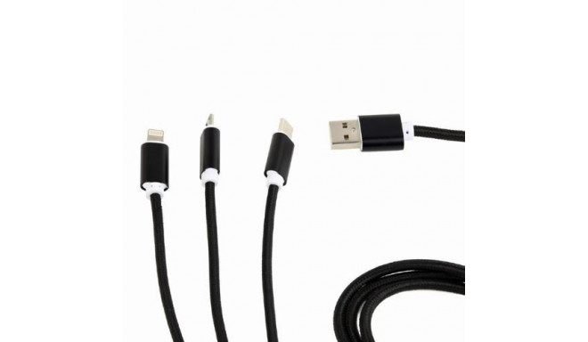 Gembird CC-USB2-AM31-1M USB cable USB 2.0 USB A Black