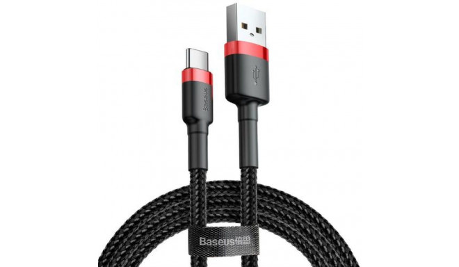 Baseus Cafule USB cable 2 m USB A USB C Black, Red