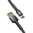 Baseus CALKLF-HG1 lightning cable 2 m Grey, Black