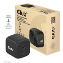 CLUB3D Travel Charger PPS 45W GAN technology, Dual port USB Type-C, Power Delivery(PD) 3.0 Support