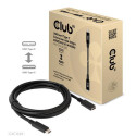 CLUB3D USB Gen1 Type-C Extension Cable 5Gbps 60W(20V/3A) 4K60Hz M/F 2m/6.56ft