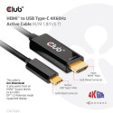 CLUB3D HDMI to USB Type-C 4K60Hz Active Cable M/M 1.8m/6 ft