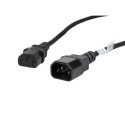 Lanberg CA-C13E-11CC-0018-BK power cable Black 1.8 m C13 coupler C14 coupler