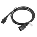 Lanberg CA-C13E-11CC-0018-BK power cable Black 1.8 m C13 coupler C14 coupler