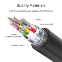 UNITEK C14086BK-1.5M USB cable USB 3.2 Gen 2 (3.1 Gen 2) USB C Black
