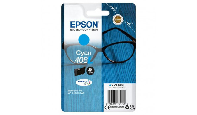 Epson 408L DURABrite Ultra ink cartridge 1 pc(s) Original High (XL) Yield Cyan