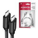 Axagon BUCM-CM10AB USB cable USB 2.0 1 m USB C Black