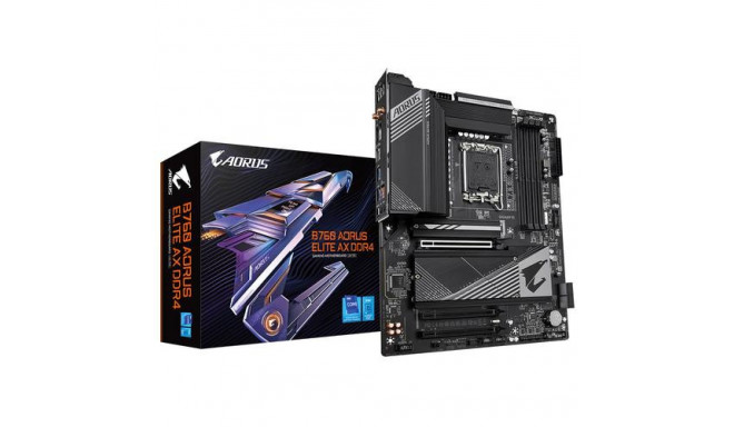 GIGABYTE B760 AORUS ELITE AX DDR4 Motherboard - Supports Intel Core 14th Gen CPUs, 12*+1+1 Phases Di