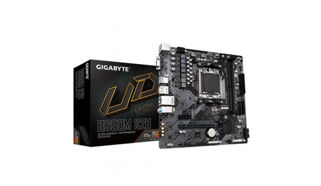 GIGABYTE B650M S2H Motherboard - AMD Ryzen 9000 Series CPUs, 5+2+2 Phases VRM, up to 6400MHz DDR5 (O