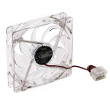 Akyga AW-12A-BR computer cooling system Computer case Fan 12 cm Transparent 1 pc(s)