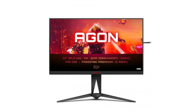 AOC AGON 5 AG325QZN/EU LED display 80 cm (31.5&quot;) 2560 x 1440 pixels Quad HD Black