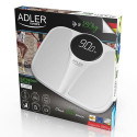 Adler AD 8172W personal scale Rectangle White Electronic personal scale