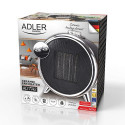 Adler AD 7742 electric space heater Indoor Black, Silver 1500 W Fan electric space heater