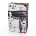 Adler AD 2260 hair dryer 1600 W Black, Purple