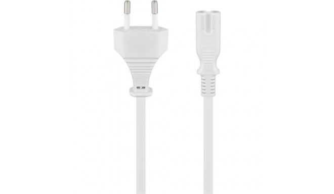 Goobay Connection Cable Euro Plug, 3 m, White