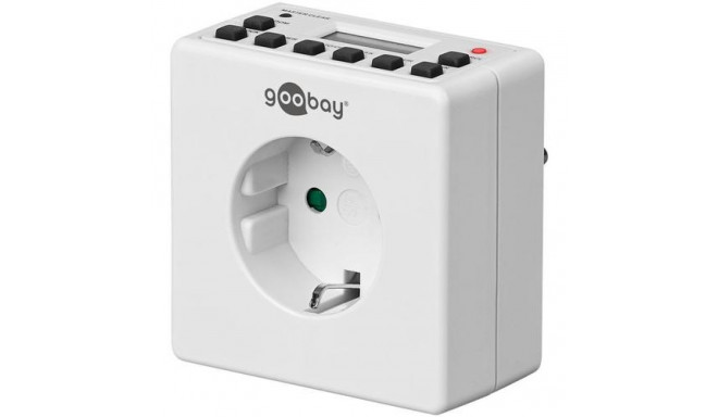 Goobay Digital Timer, 16 A, 3600 W, White