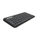 Logitech Pebble Keys 2 K380s keyboard Universal RF Wireless + Bluetooth QWERTY US International Grap