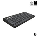 Logitech Pebble Keys 2 K380s keyboard Universal RF Wireless + Bluetooth QWERTY US International Grap