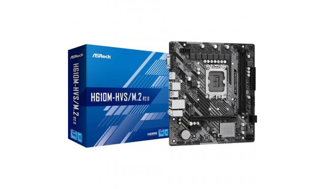 Asrock H610M-HVS/M.2 R2.0 Intel H610 LGA 1700 micro ATX